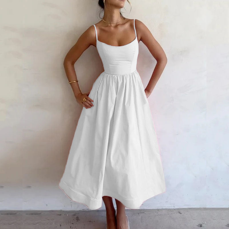 Robe d'Été à Bretelles – Fraîcheur & Séduction