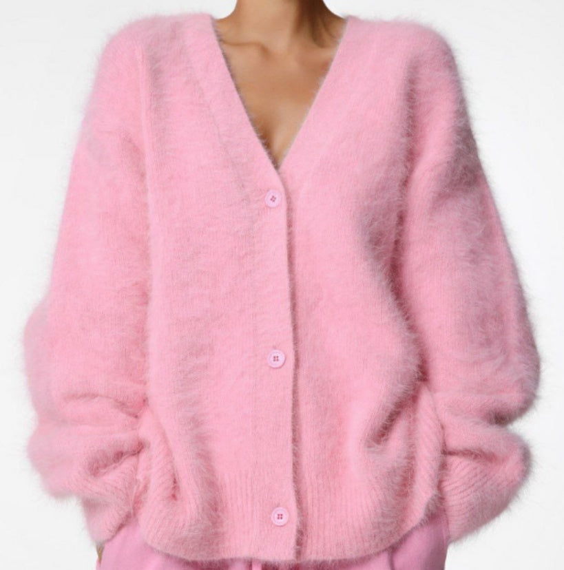 Cardigan couture en cachemire
