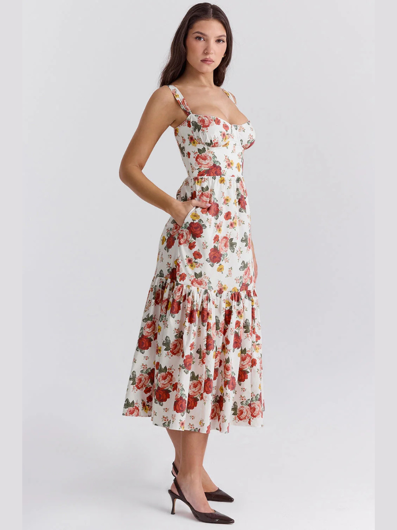 Robe Sans Manches Élégance Soire