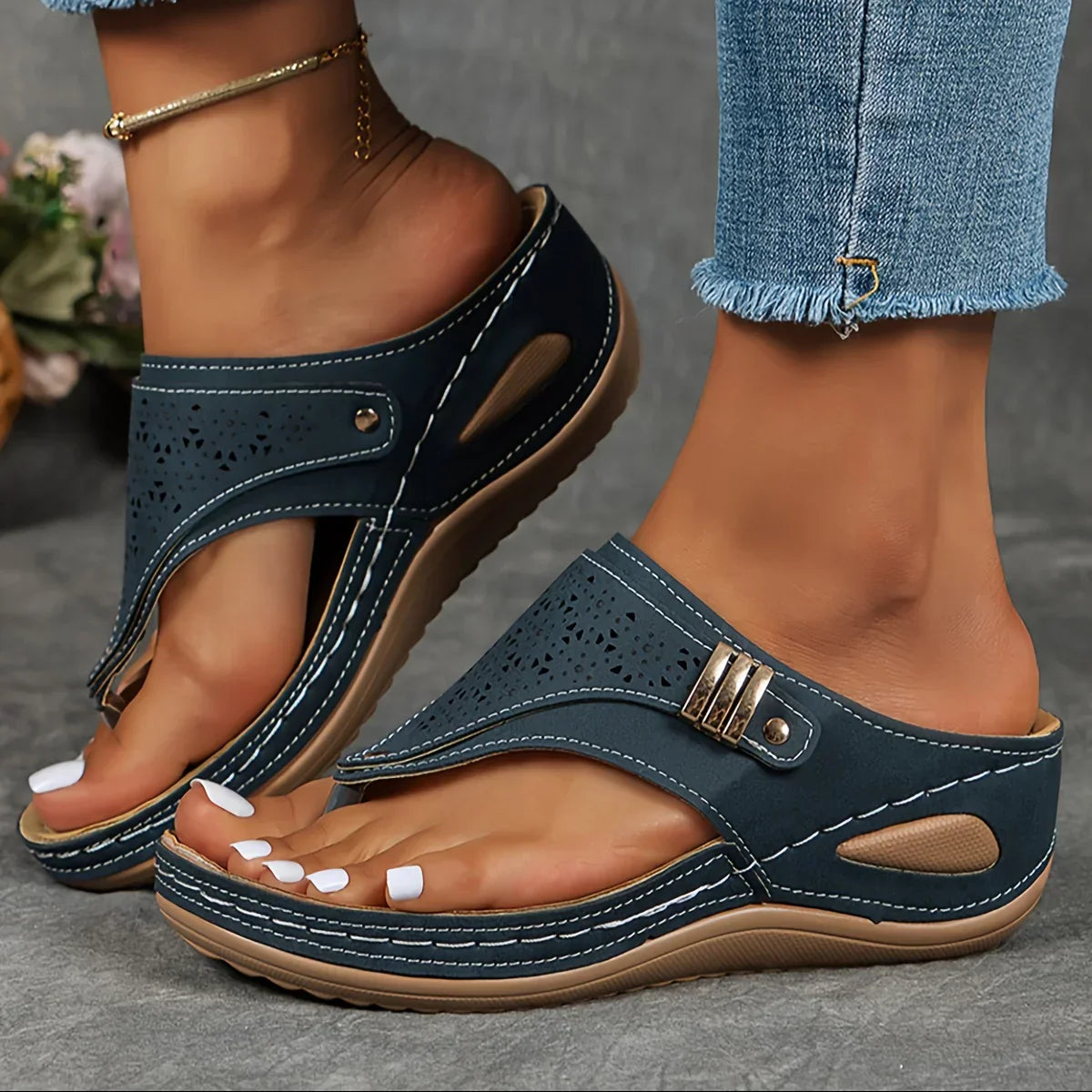 Sandale de la hauteur Confort et Style
