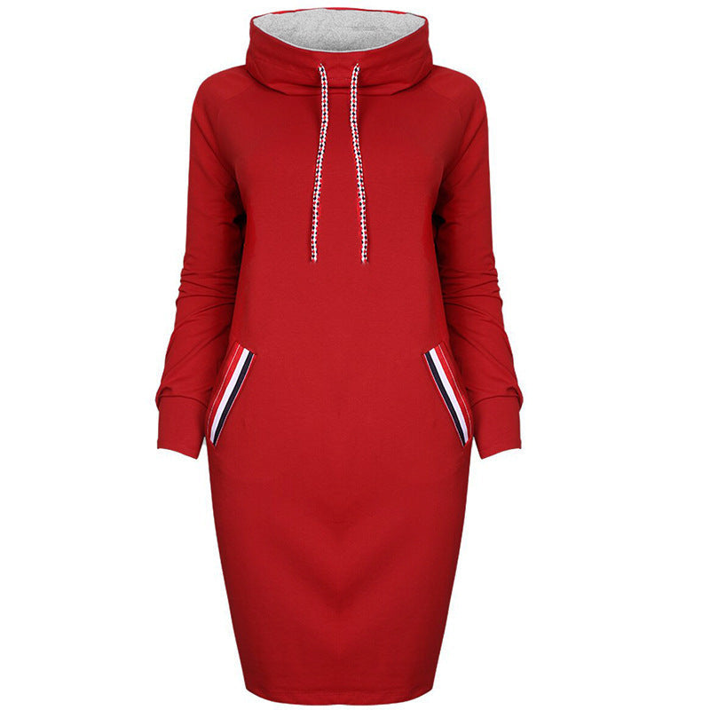Maïa – Robe Pull Élégante à Col Montant