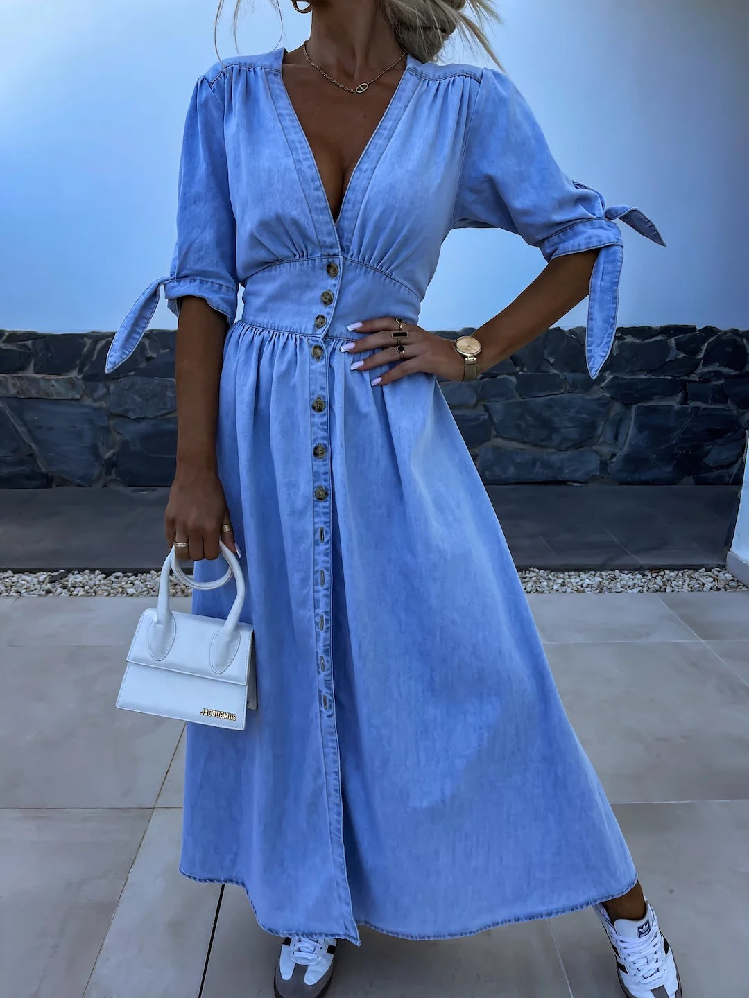 Robe Sima Brillez en Denim