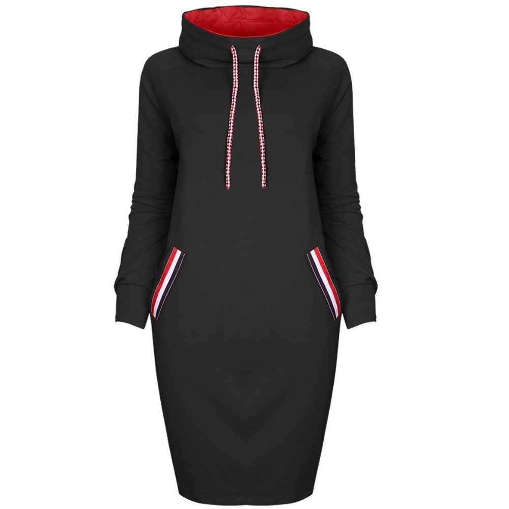 Maïa – Robe Pull Élégante à Col Montant