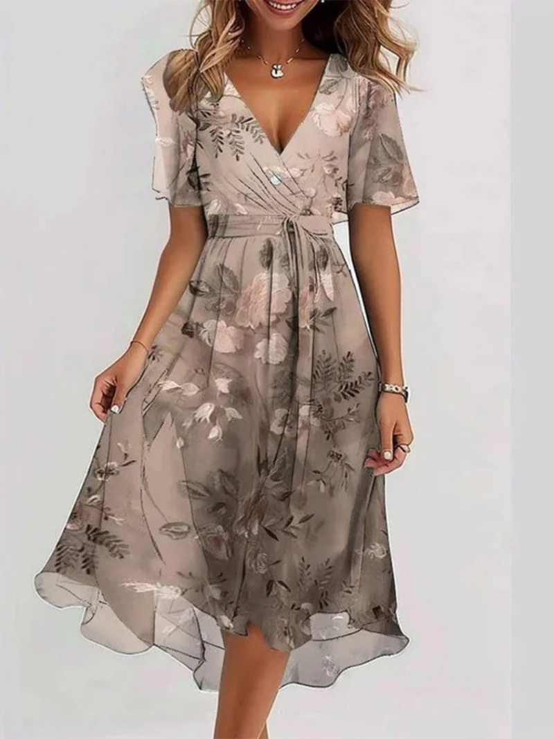 Robe Décontractée Imprimée Pour Femme