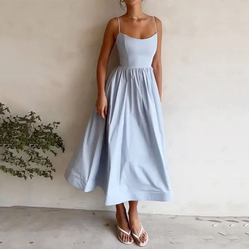 Robe d'Été à Bretelles – Fraîcheur & Séduction