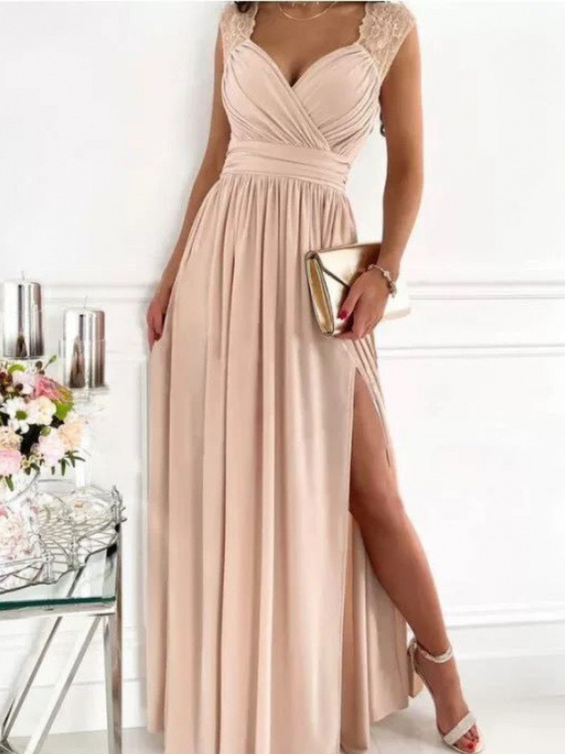 Robe Fendue Style Américain et Européen