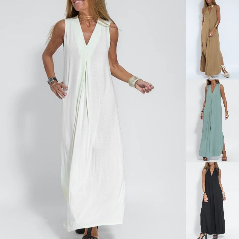 Tenue Décontractée V-Neck & Long Cardigan