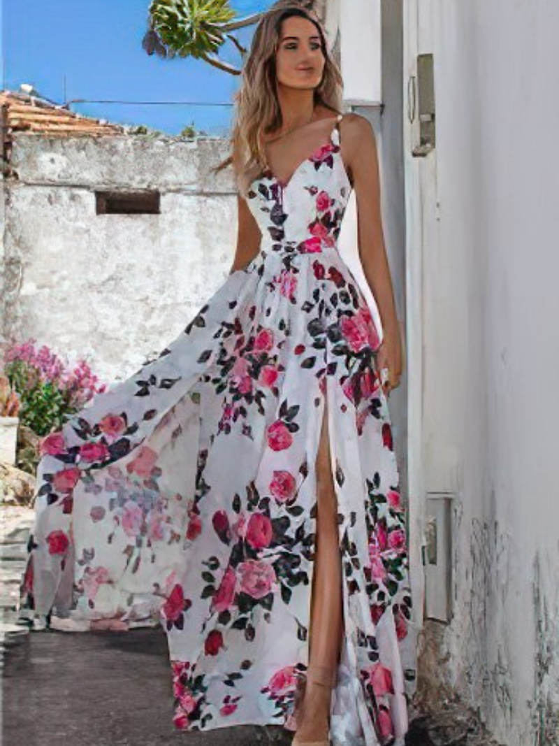 Robe Nana Chic Imprimée En col V