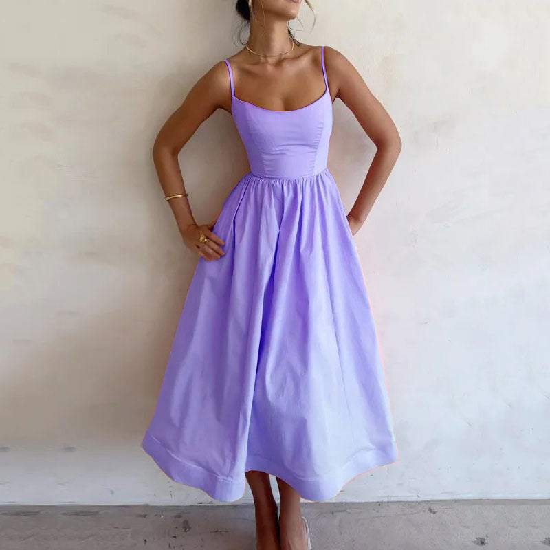 Robe d'Été à Bretelles – Fraîcheur & Séduction