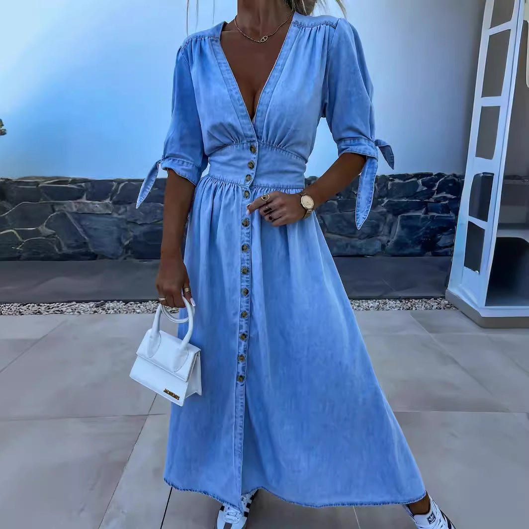 Robe Sima Brillez en Denim