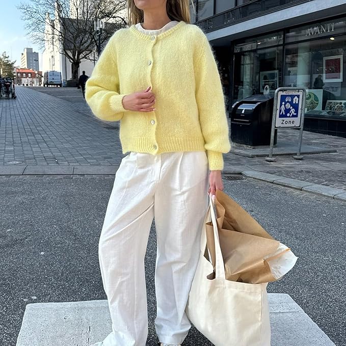 Cardigan court en tricot | Essentiel chic