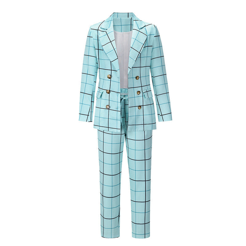 Blazer Élégant à Double Boutonnage