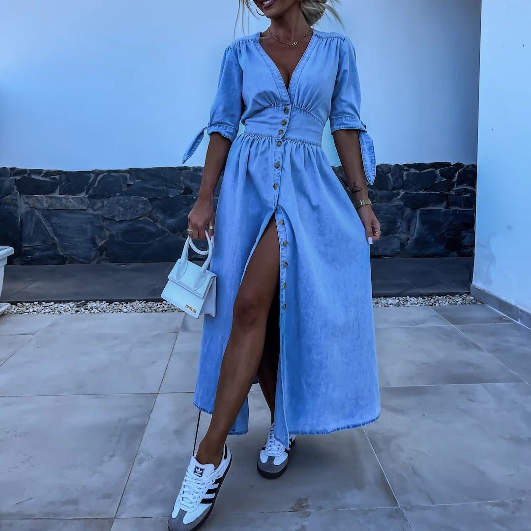 Robe Sima Brillez en Denim