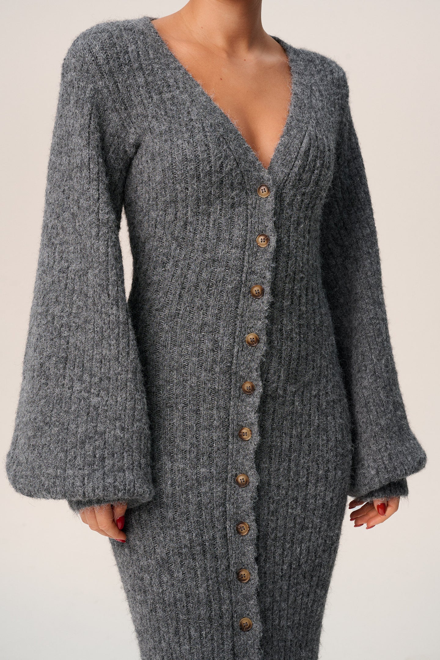 Élégance Douillette – Cardigan Long