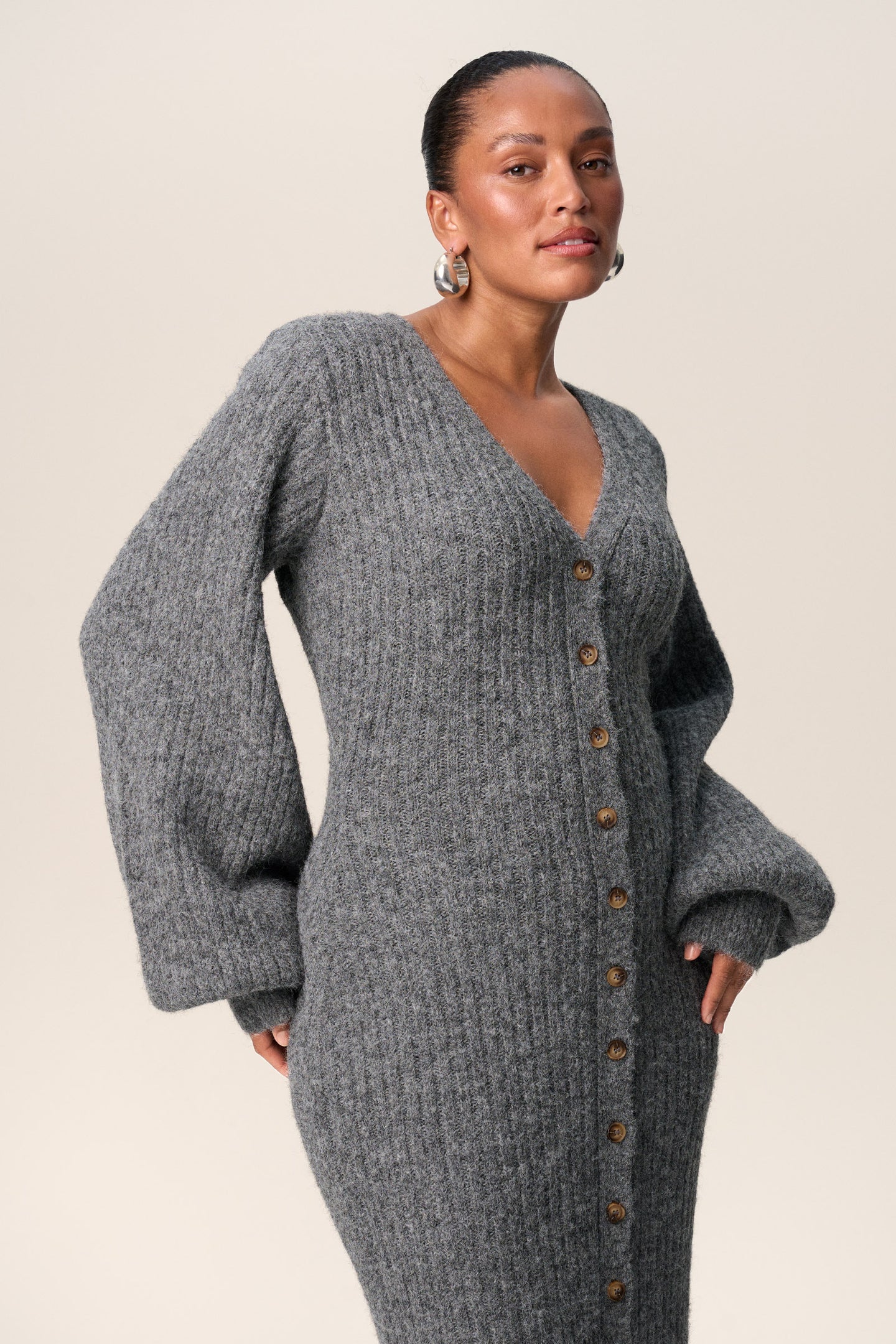 Élégance Douillette – Cardigan Long