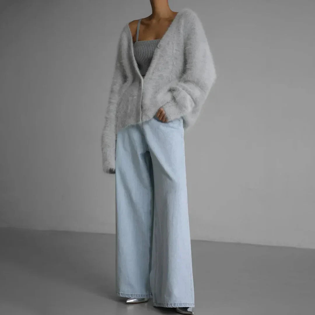 Cardigan couture en cachemire