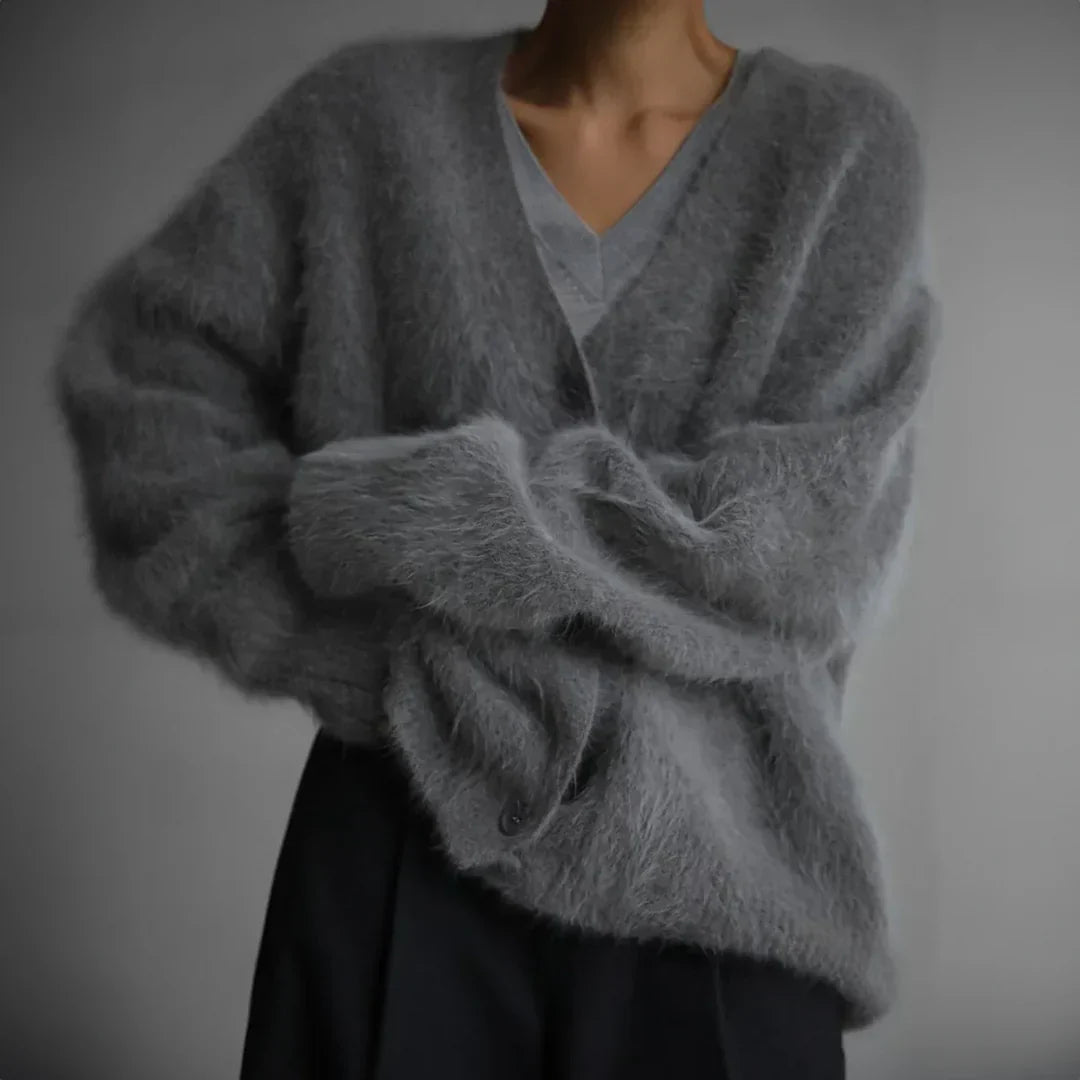 Cardigan couture en cachemire