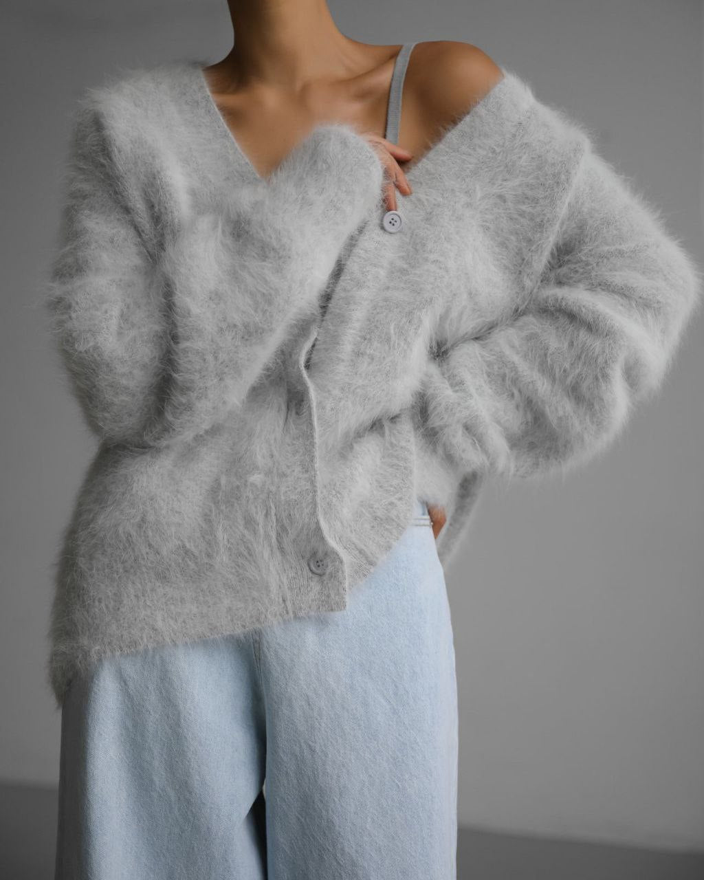 Cardigan couture en cachemire