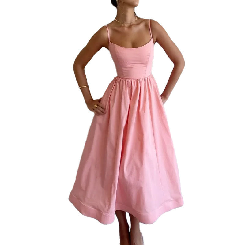 Robe d'Été à Bretelles – Fraîcheur & Séduction