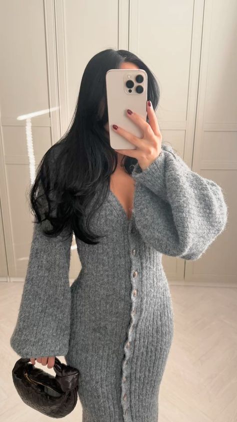 Élégance Douillette – Cardigan Long