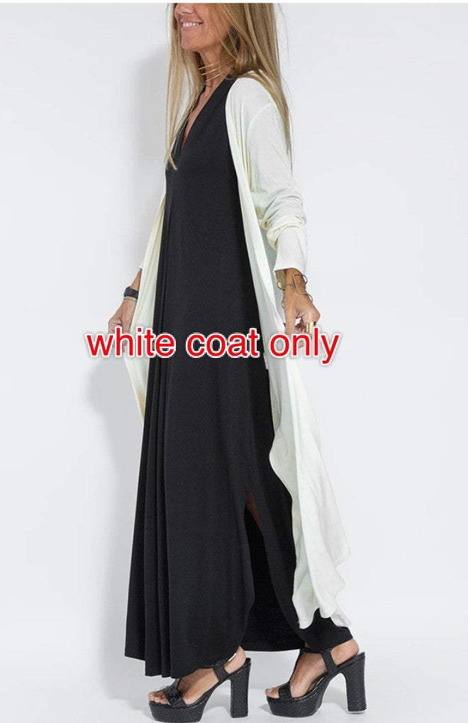 Tenue Décontractée V-Neck & Long Cardigan