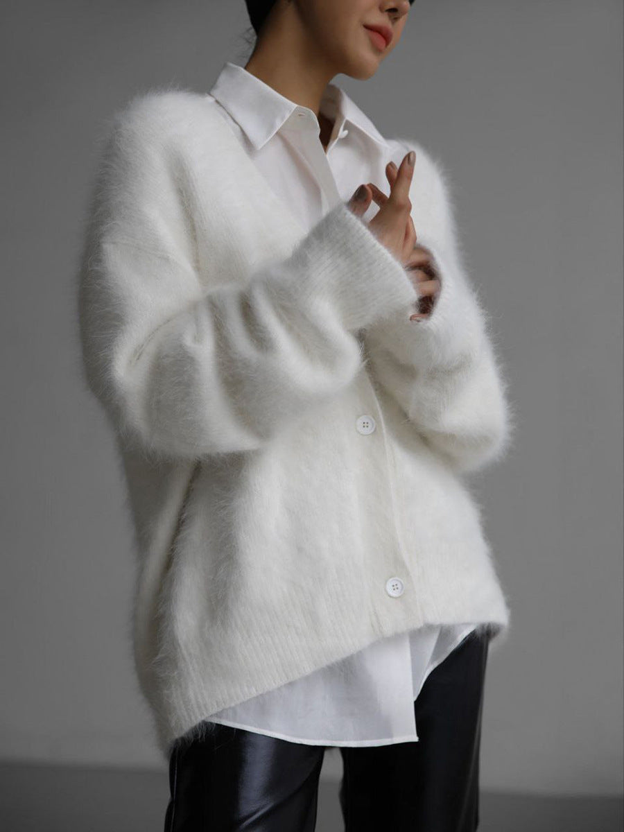 Cardigan couture en cachemire