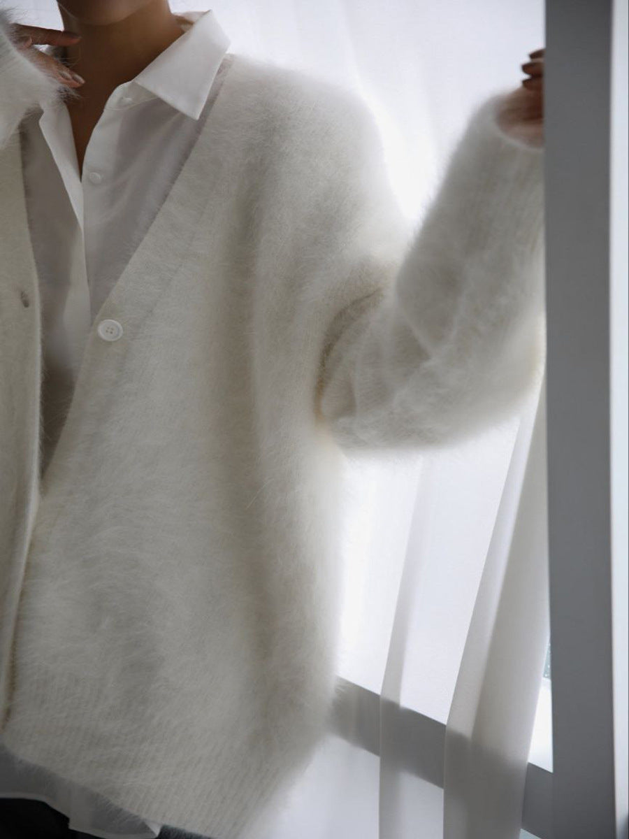 Cardigan couture en cachemire
