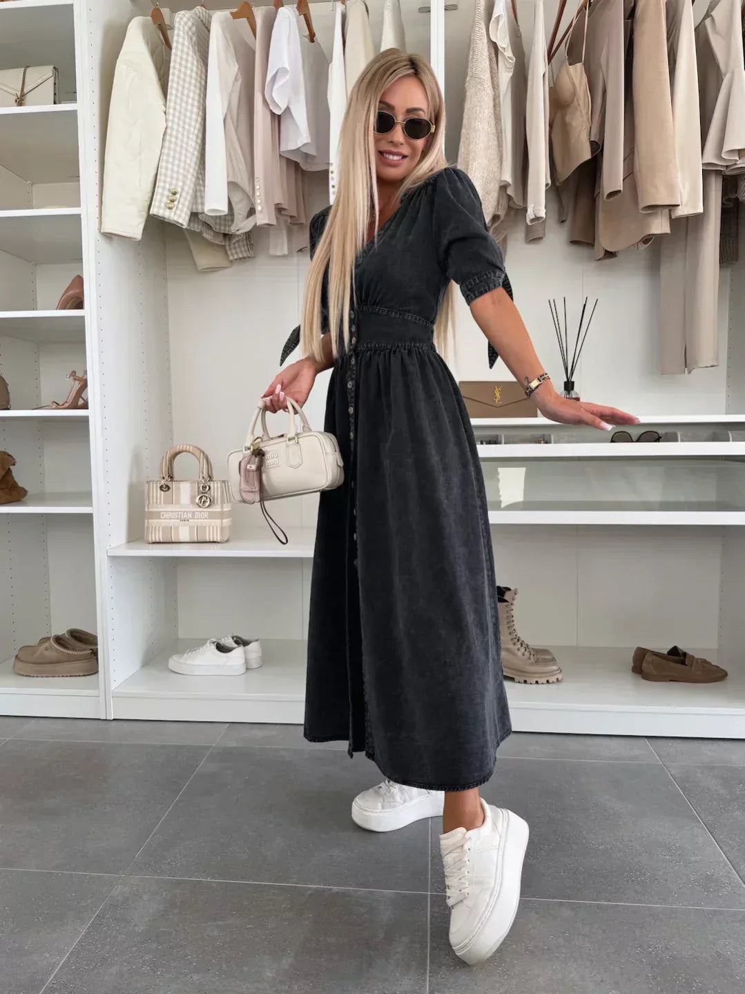 Robe Sima Brillez en Denim