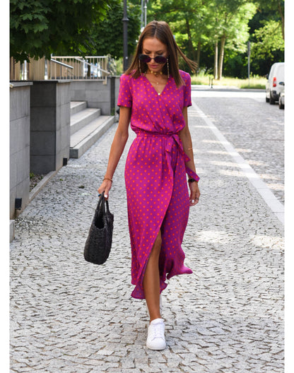 Robe de Plage Imprimée Élégante