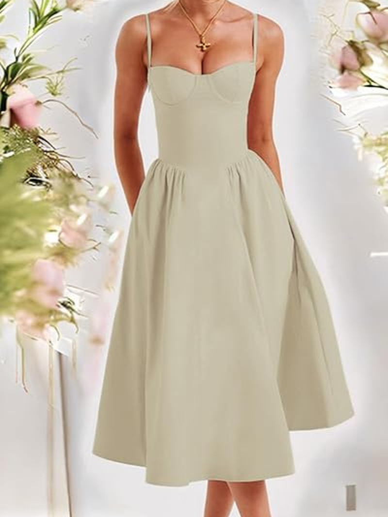 Robe Sexy Style Dos Nu Cintrée