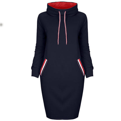 Maïa – Robe Pull Élégante à Col Montant