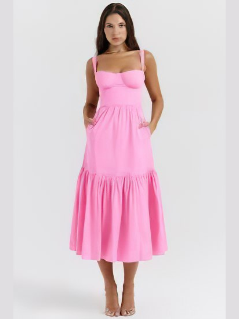 Robe Sans Manches Élégance Soire