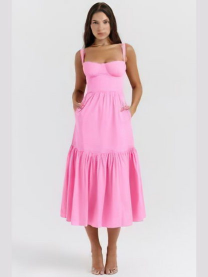 Robe Sans Manches Élégance Soire