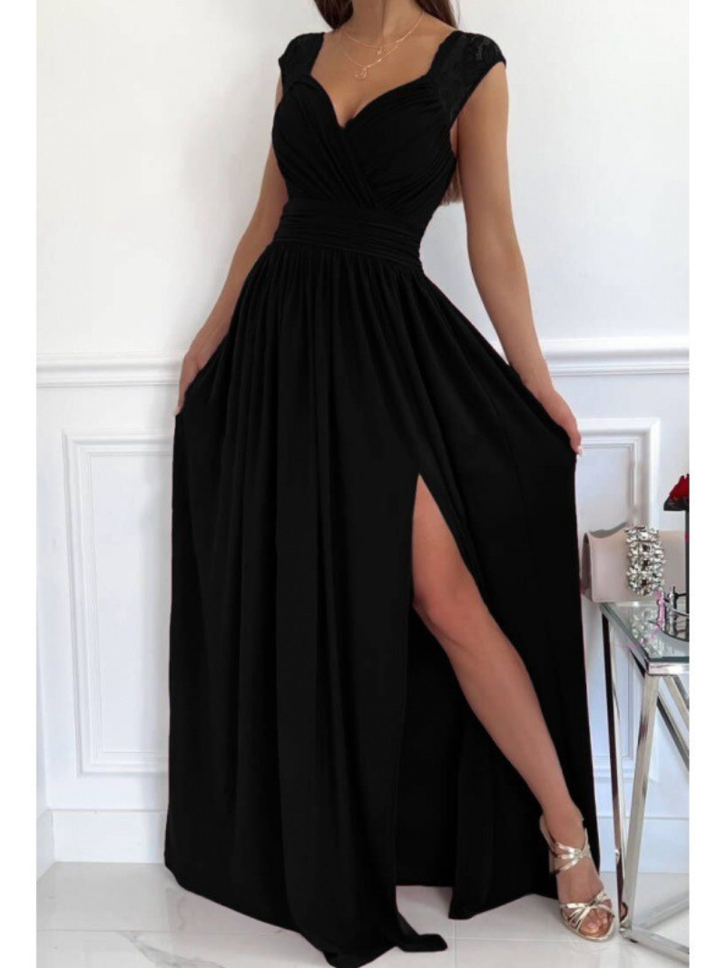 Robe Fendue Style Américain et Européen