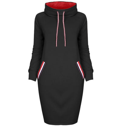 Maïa – Robe Pull Élégante à Col Montant