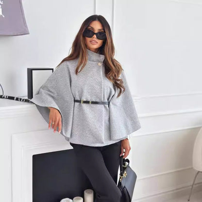 Poncho Milka Ceinturé | Modernité  Charme
