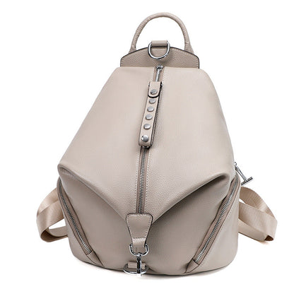 Sac à Dos Femme Antivol Geneva en Cuir Élégant