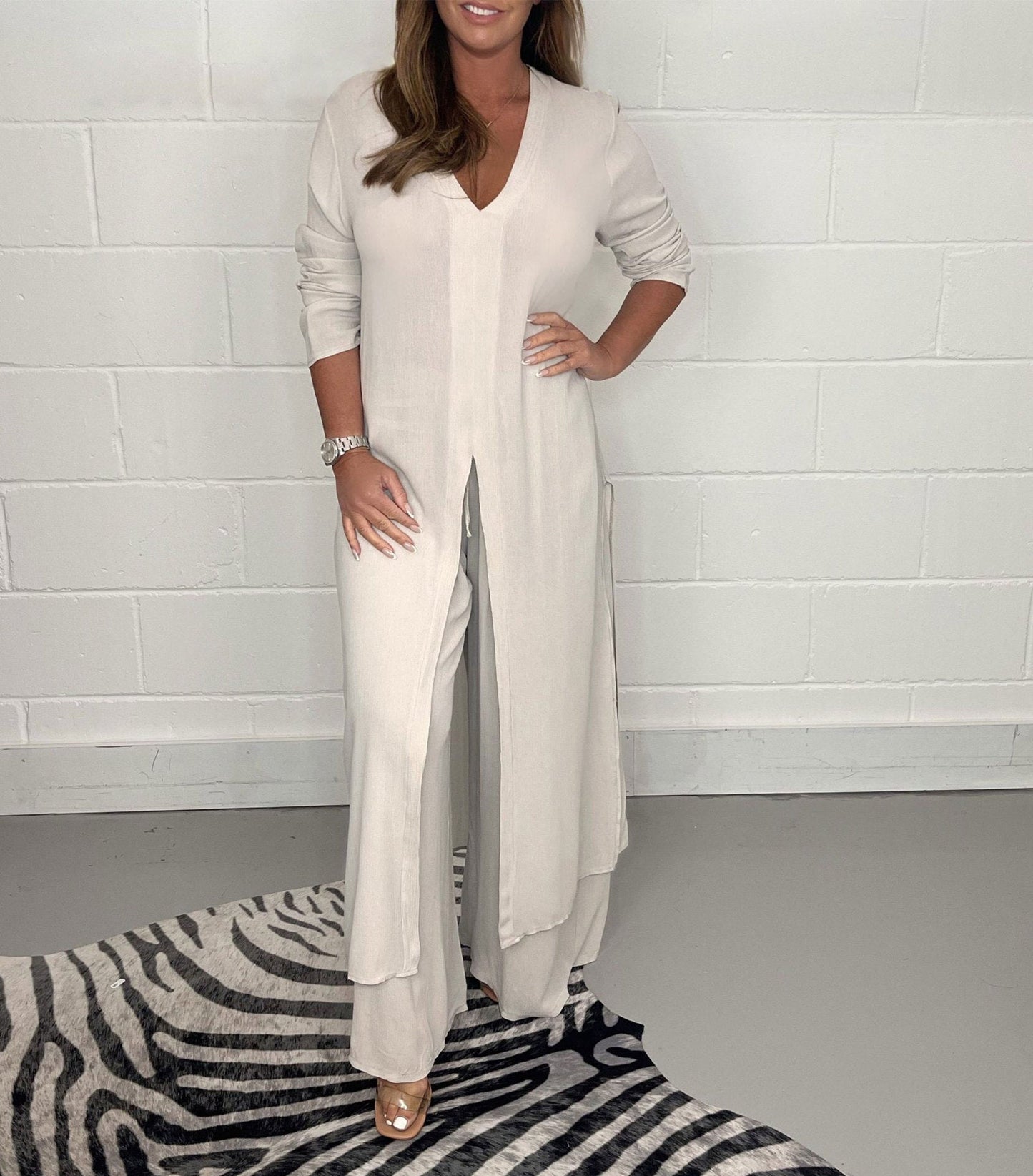 Ensemble de pantalons longs à la mode