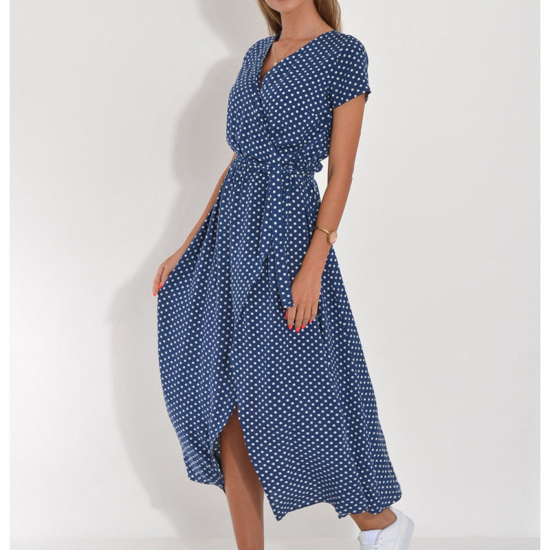 Robe de Plage Imprimée Élégante