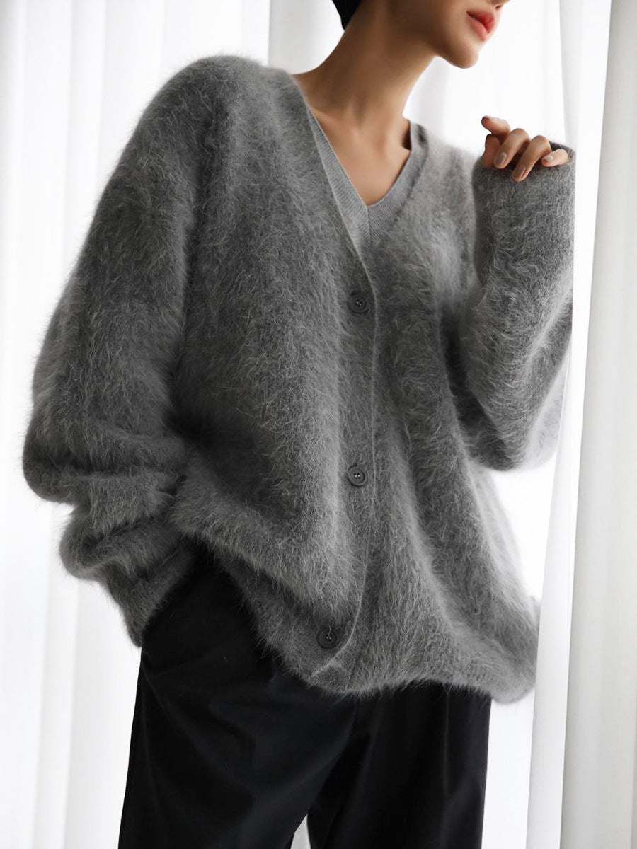 Cardigan couture en cachemire