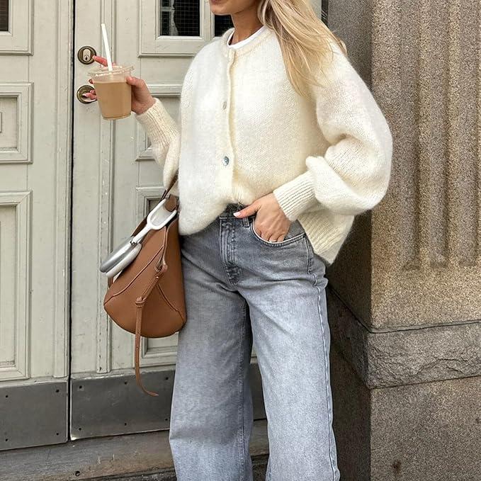Cardigan court en tricot | Essentiel chic