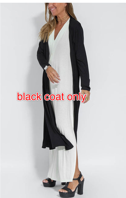 Tenue Décontractée V-Neck & Long Cardigan