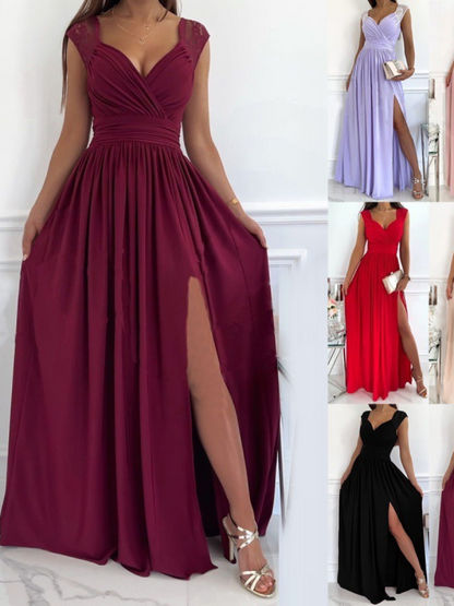 Robe Fendue Style Américain et Européen