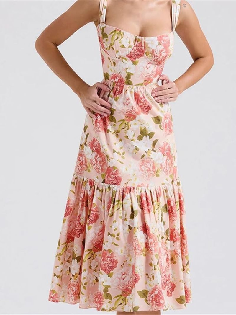 Robe Sans Manches Élégance Soire