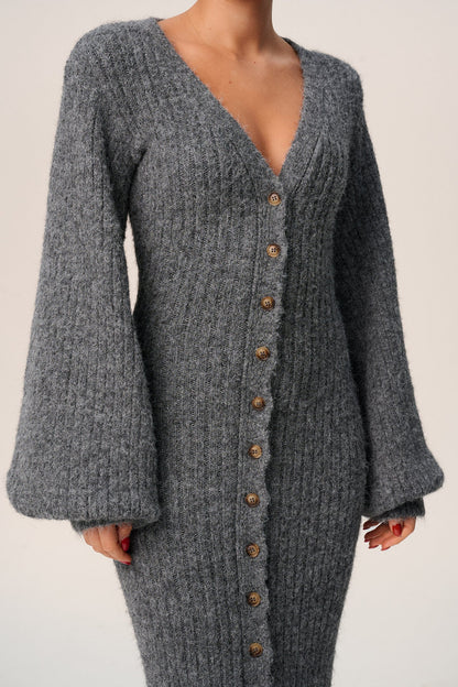Élégance Douillette – Cardigan Long