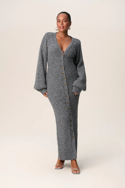 Élégance Douillette – Cardigan Long