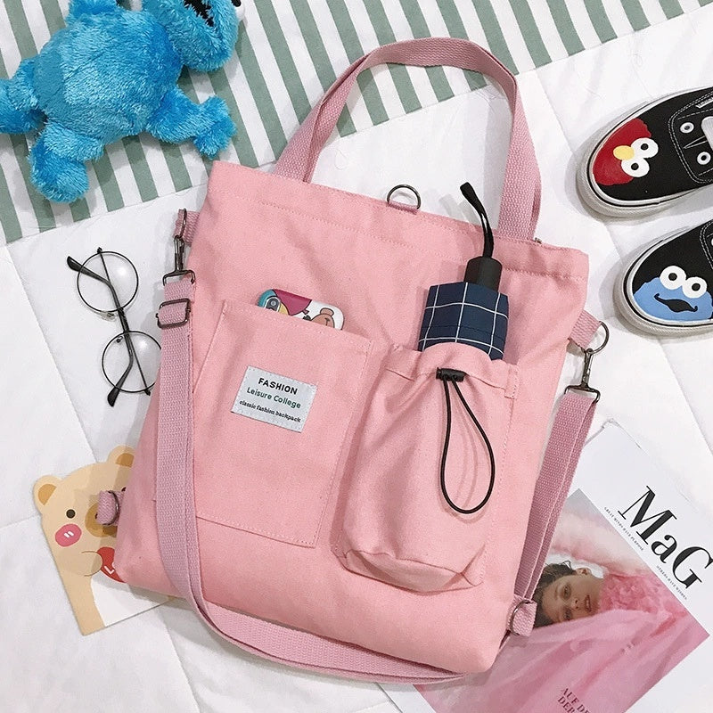 Sac Toile Sophie avec Poches