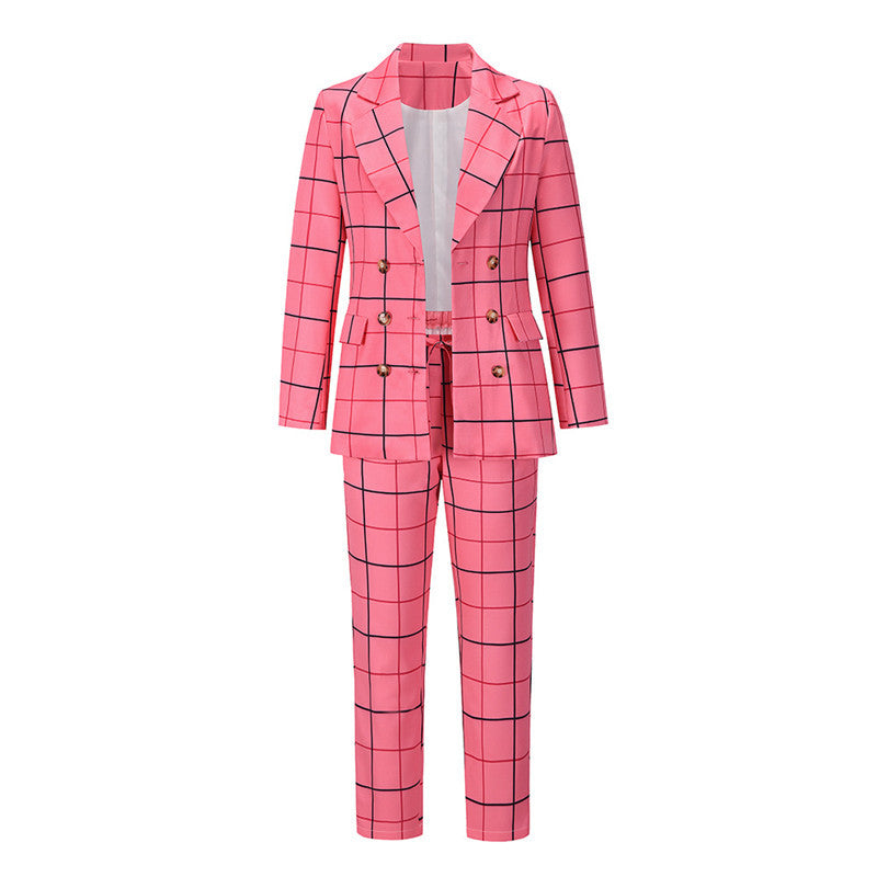 Blazer Élégant à Double Boutonnage