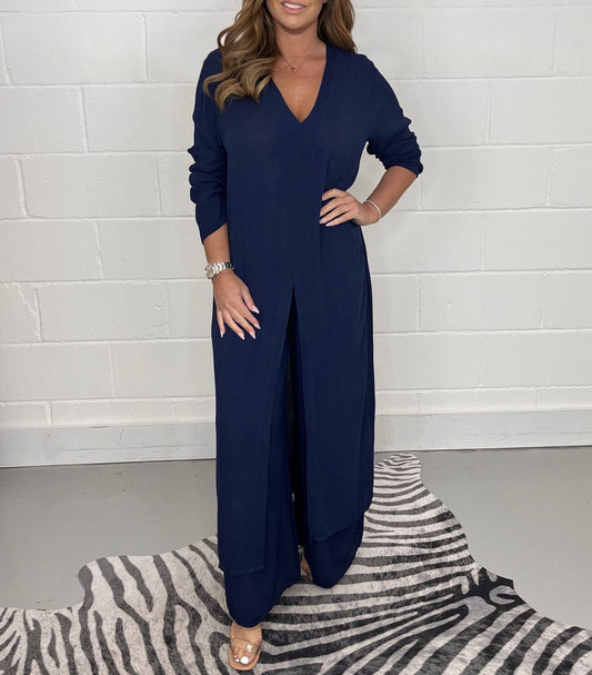 Ensemble de pantalons longs à la mode