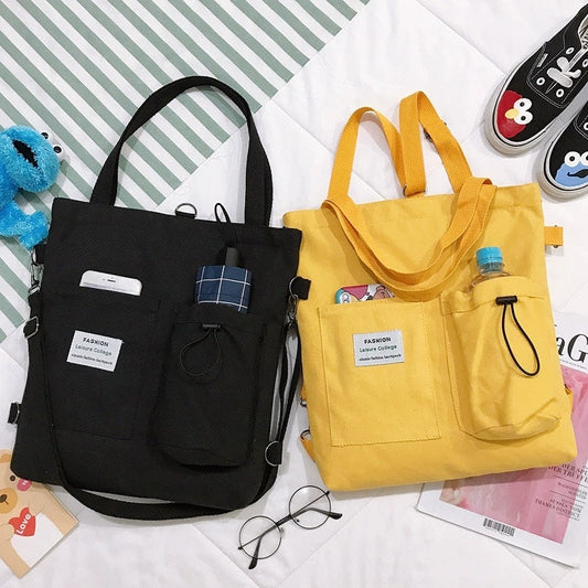 Sac Toile Sophie avec Poches